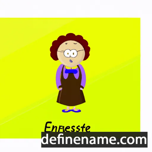 Ernestine cartoon