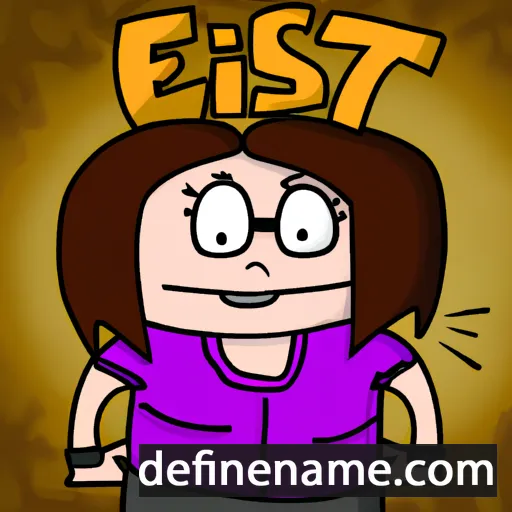 Eszti cartoon