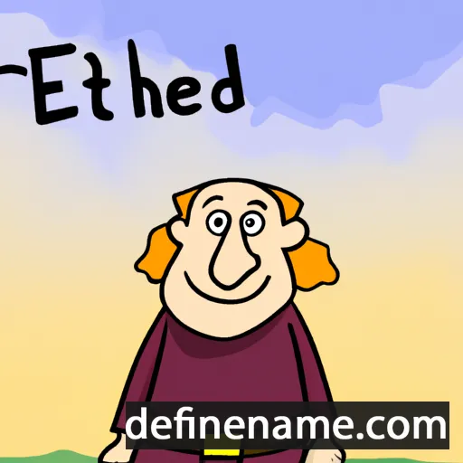 Etheldred cartoon