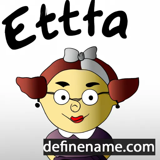 Etta cartoon