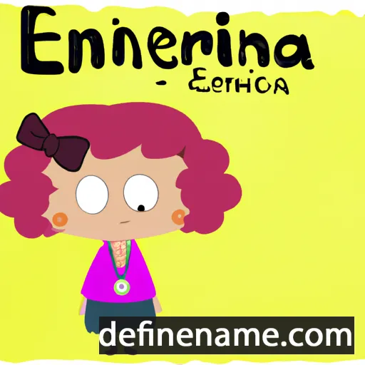 Ernestína cartoon