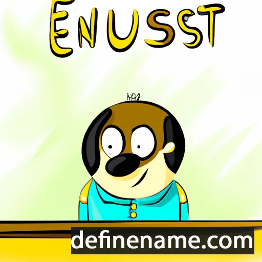 Ernestu cartoon