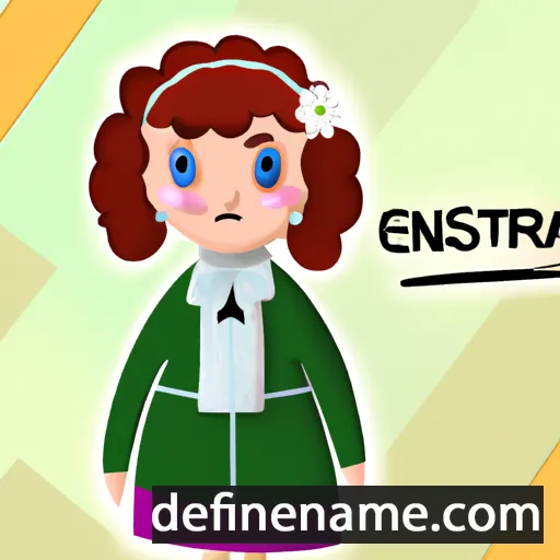 Ernistina cartoon