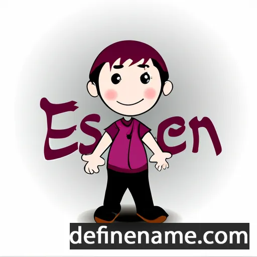 cartoon of the name Esen