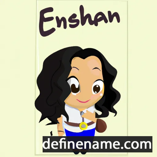 Eshani cartoon