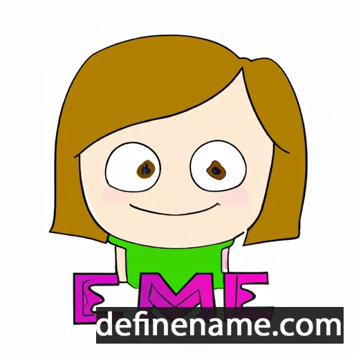 cartoon of the name Esme