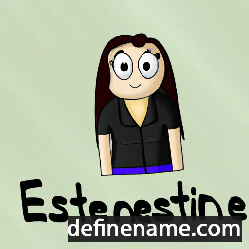 Estefannie cartoon