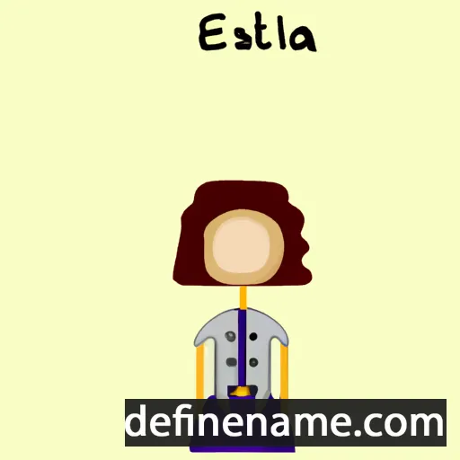 Estelita cartoon