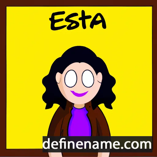 Esthera cartoon