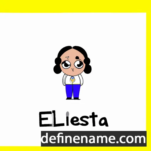 Estíbaliz cartoon