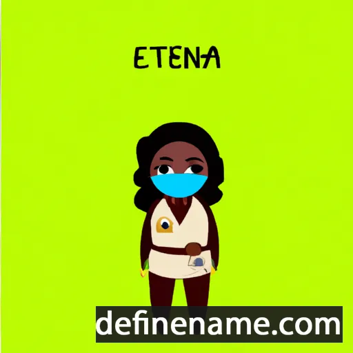 cartoon of the name Etana