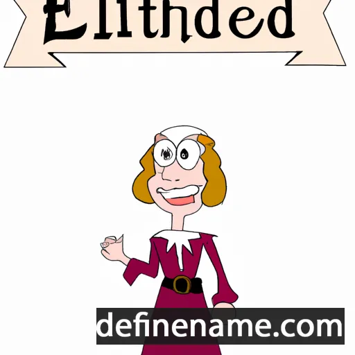 Etheldrède cartoon