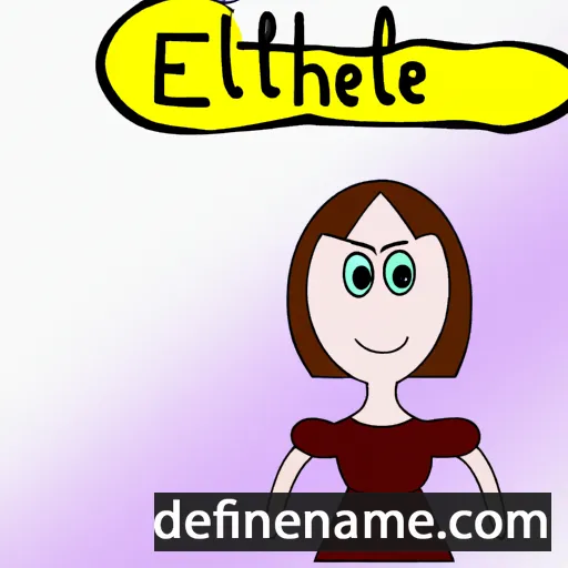 Ethelee cartoon