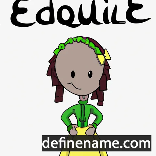 Eudolie cartoon