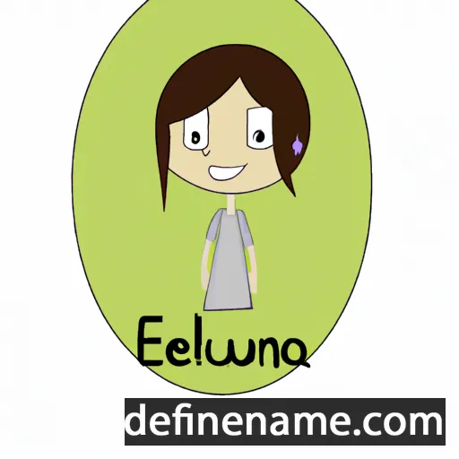 cartoon of the name Eulena