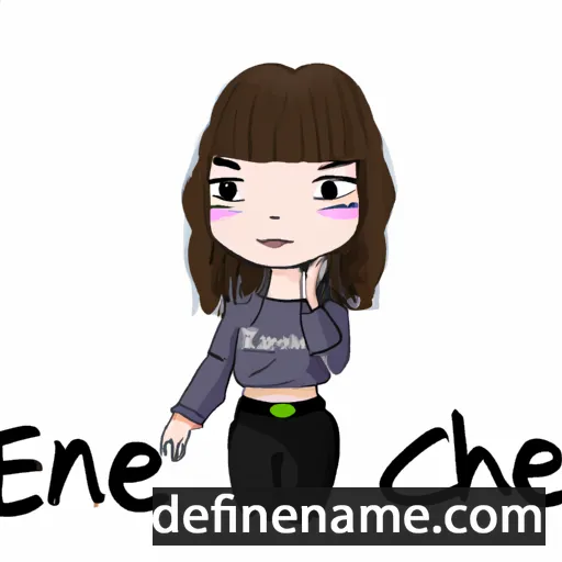 Eun-chae cartoon