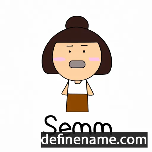 Eun-saem cartoon