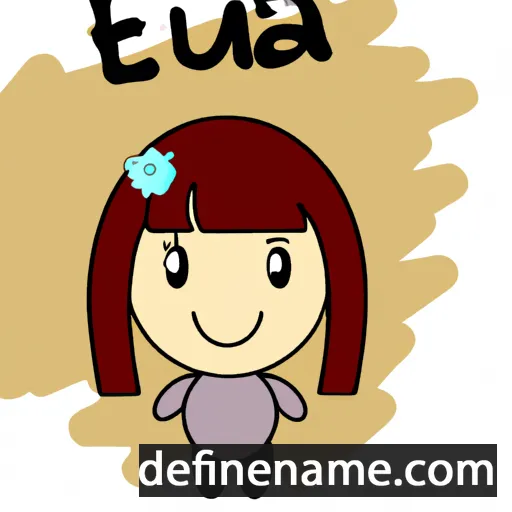 Euna cartoon