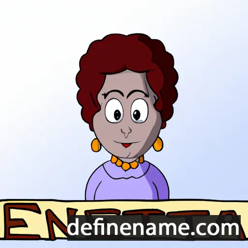 Eunetta cartoon