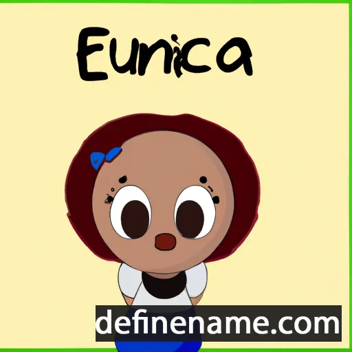 Eunícia cartoon