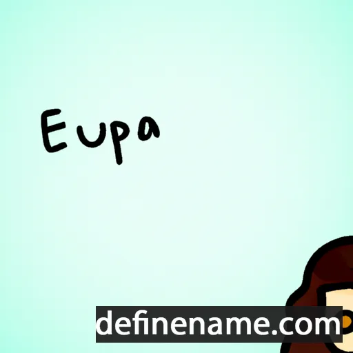 Eupha cartoon