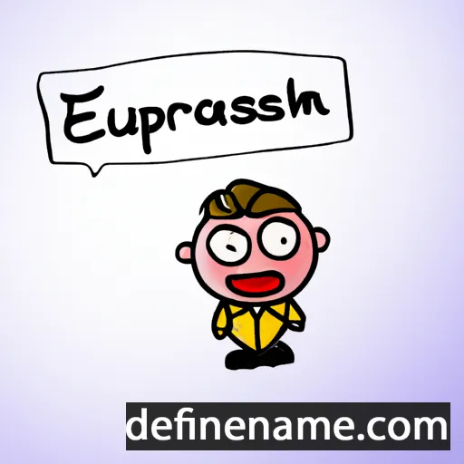 Euphrasien cartoon