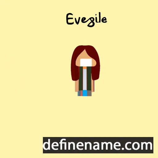 Evângela cartoon