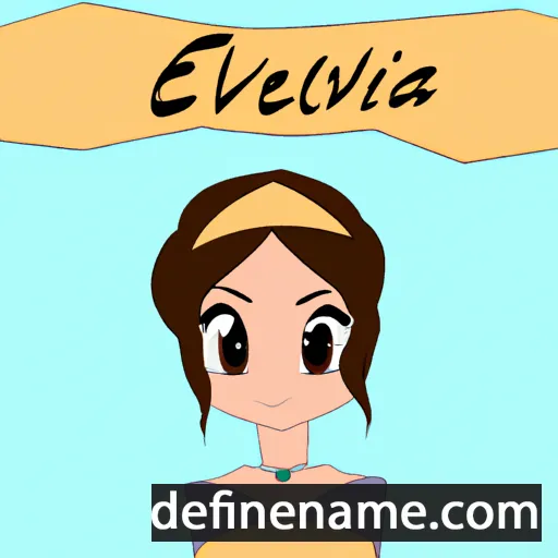 Evalena cartoon