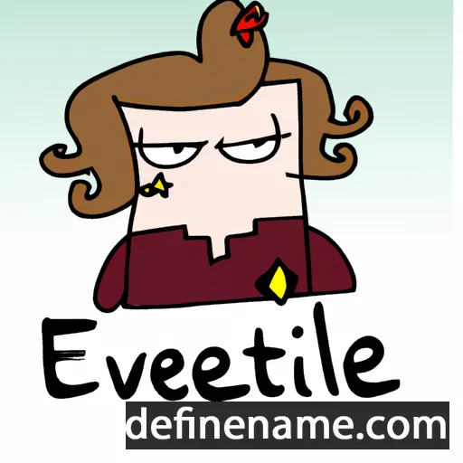 Evalett cartoon