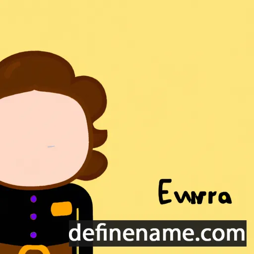 Evandra cartoon