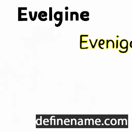 Evangéline cartoon