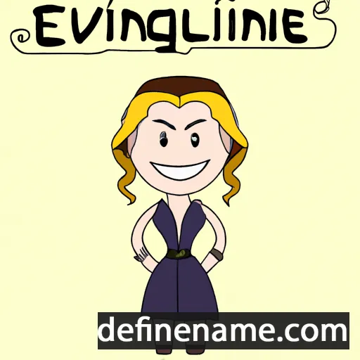 Evangiline cartoon