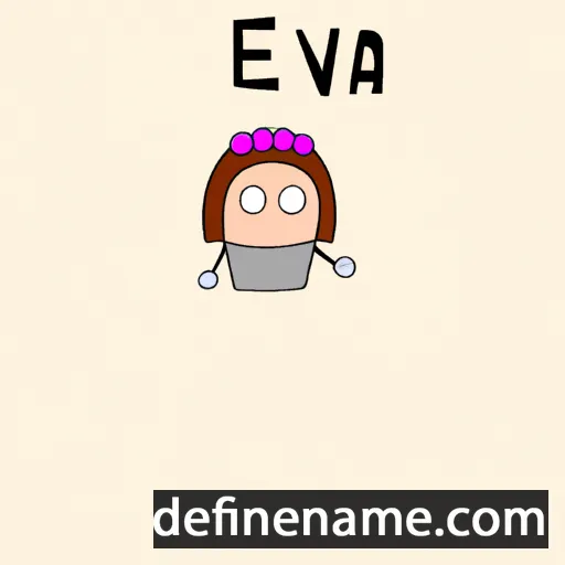 Evíta cartoon