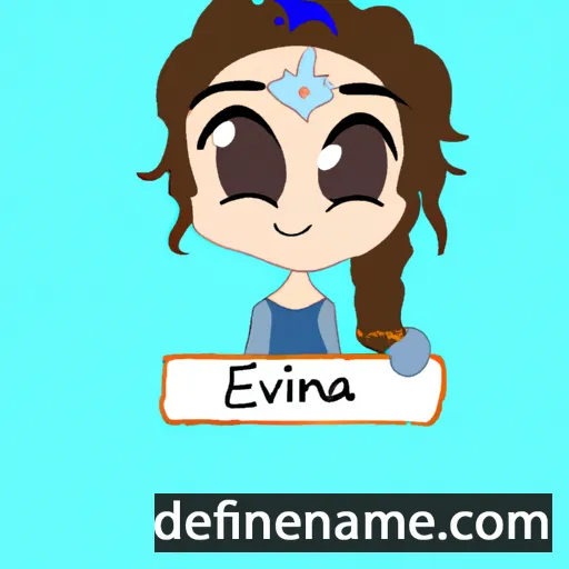 Evianna cartoon