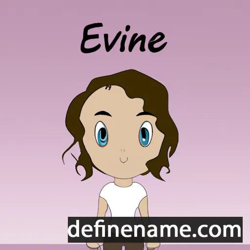 Evienne cartoon