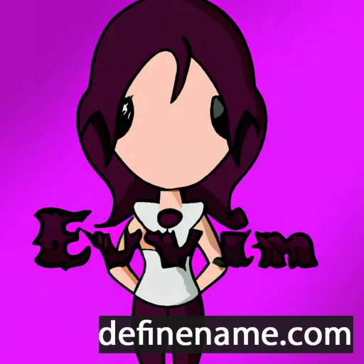 Evilynn cartoon