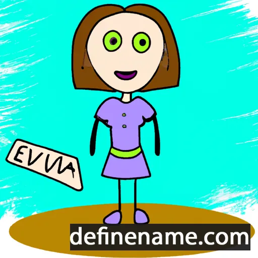 Evinda cartoon