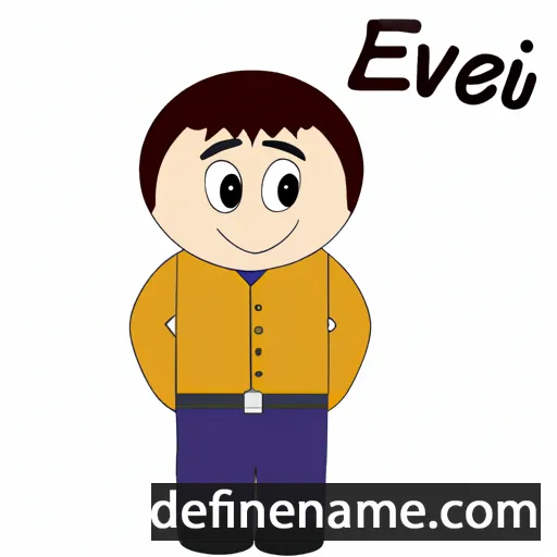 Evsebi cartoon