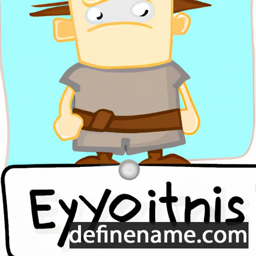 Evtychios cartoon