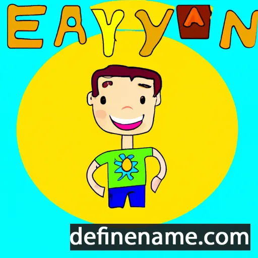 Evyan cartoon