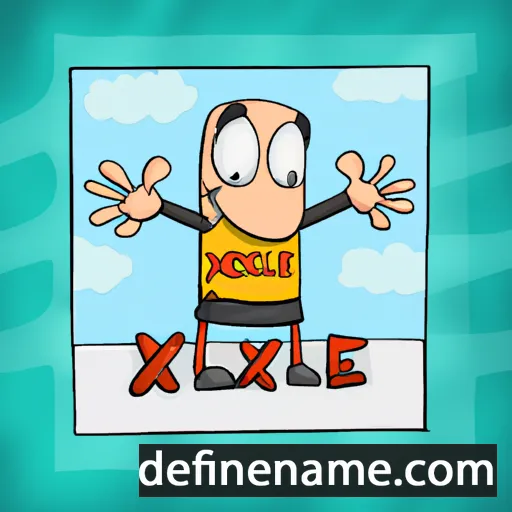 Exelee cartoon