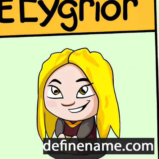 Eybjörg cartoon