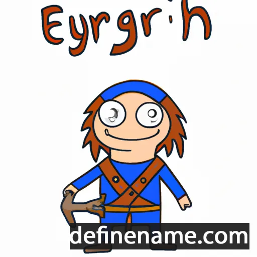 Eyríkur cartoon