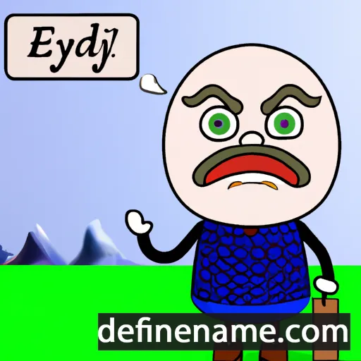 Eyðálvur cartoon