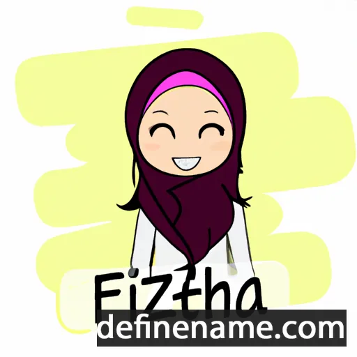 Fa'izah cartoon