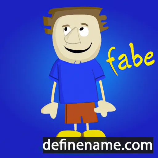 Fabije cartoon