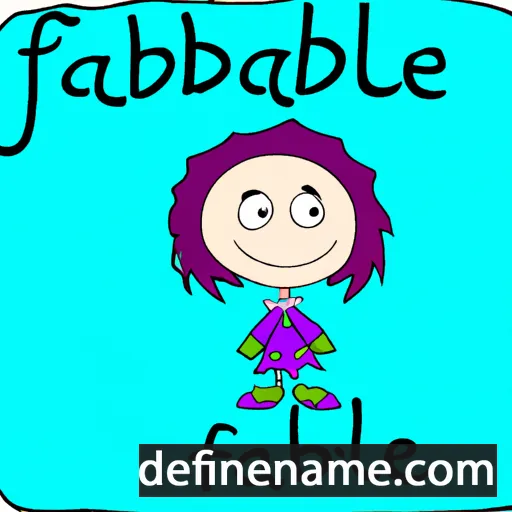 Fabiole cartoon