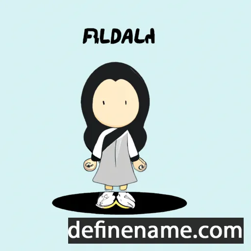 Fadhilah cartoon