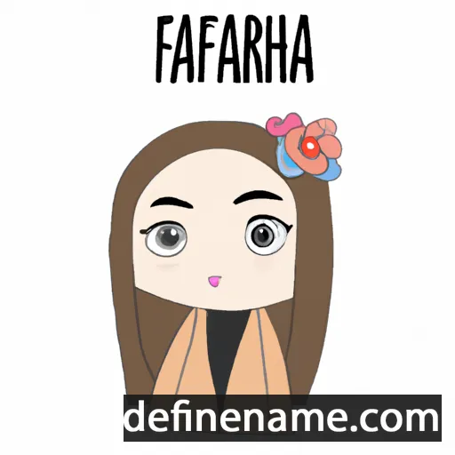 Fahira cartoon