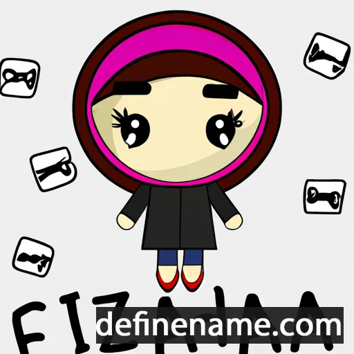 Fahiza cartoon